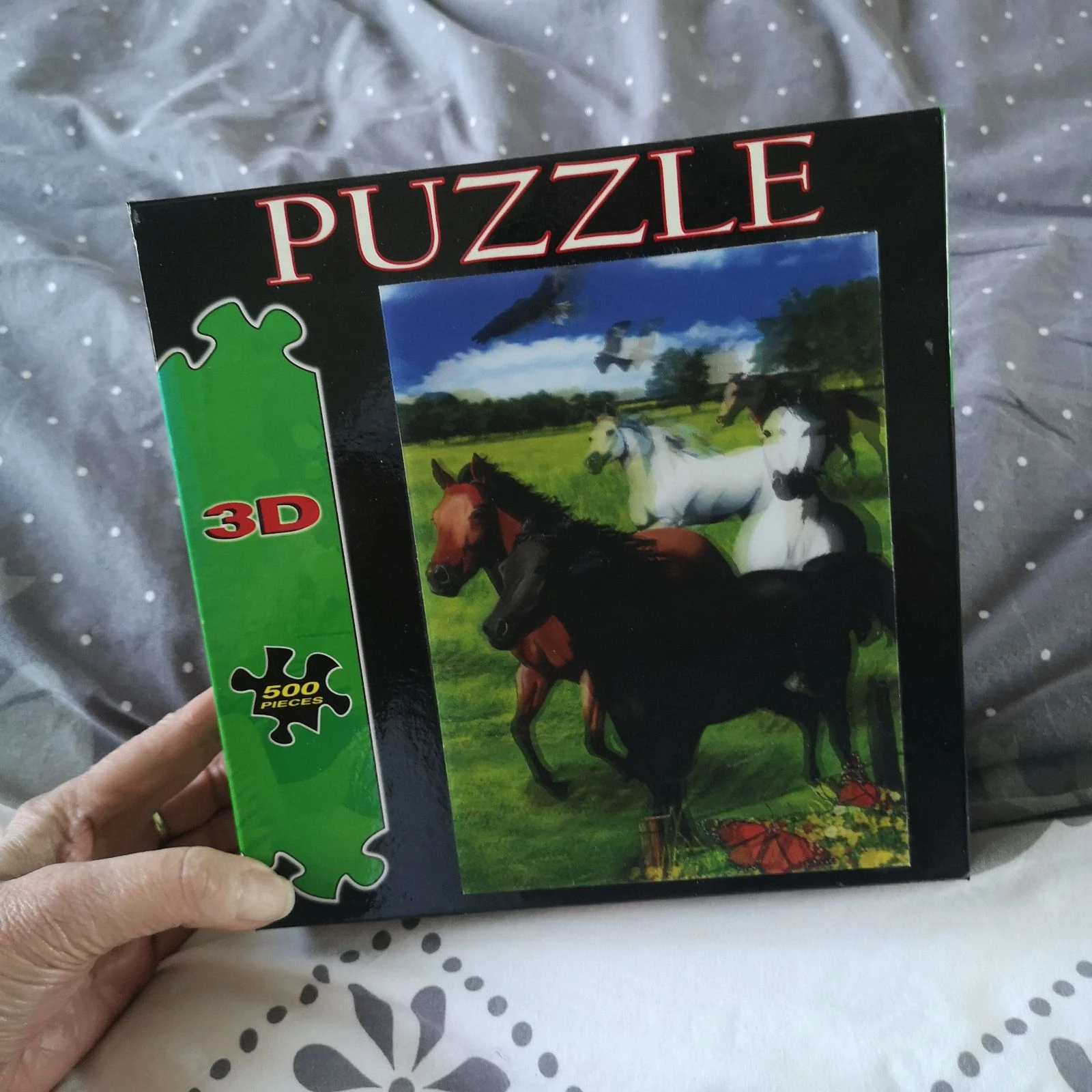 Puzzle 500 pieces chevaux